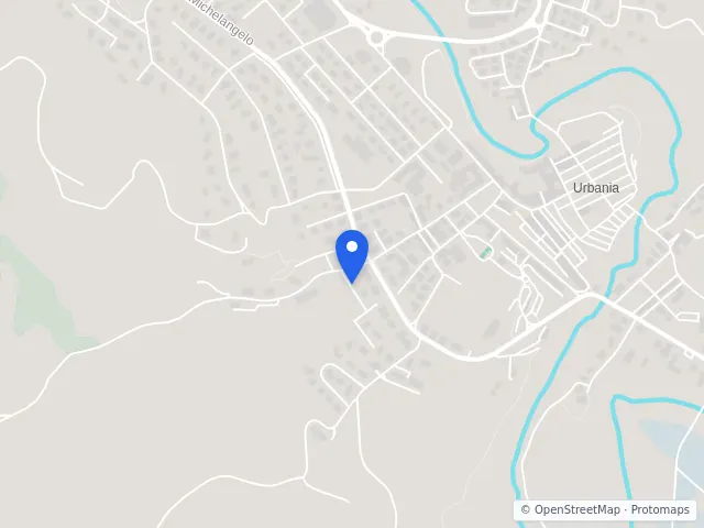 Mappa di Urbania, Pesaro e Urbino