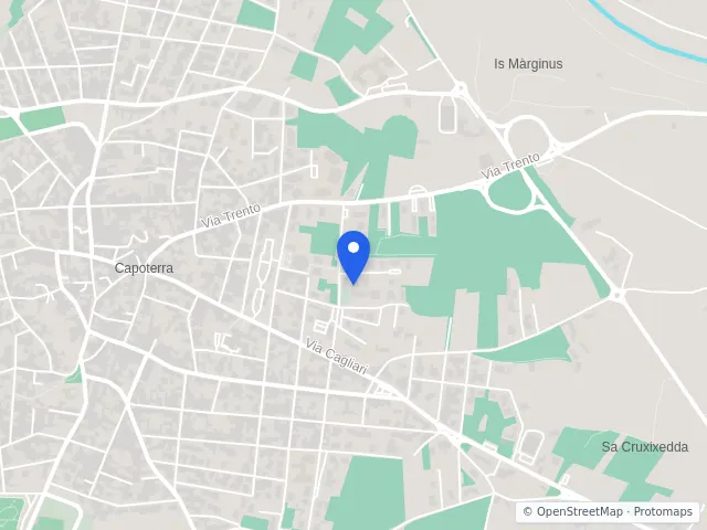 Mappa di Capoterra, Cagliari