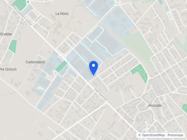 Mappa di Mozzate, Como