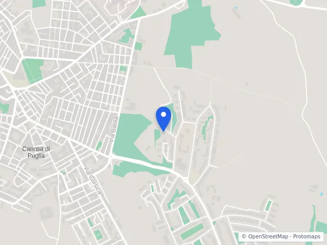 Mappa di Canosa di Puglia, Barletta-Andria-Trani