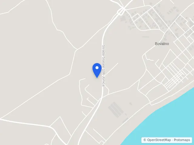 Mappa di Bovalino, Reggio di Calabria