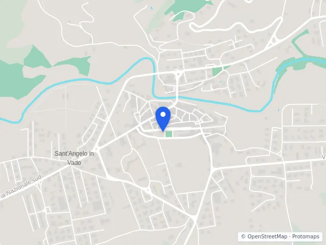 Mappa di Sant'Angelo in Vado, Pesaro e Urbino