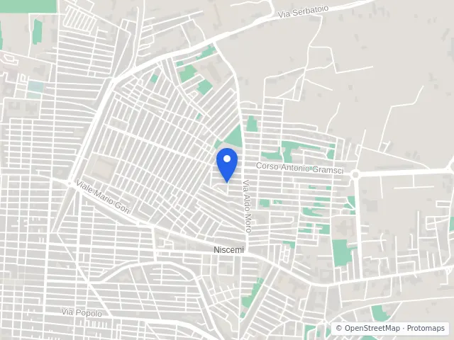 Mappa di Niscemi, Caltanissetta