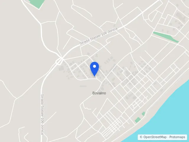 Mappa di Bovalino, Reggio di Calabria