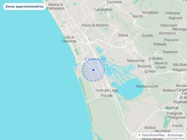 Mappa di Viareggio, Lucca