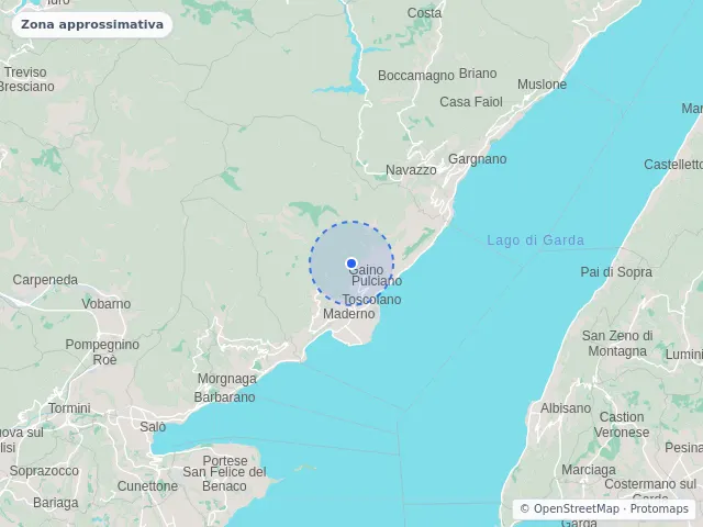 Mappa di Toscolano-Maderno, Brescia