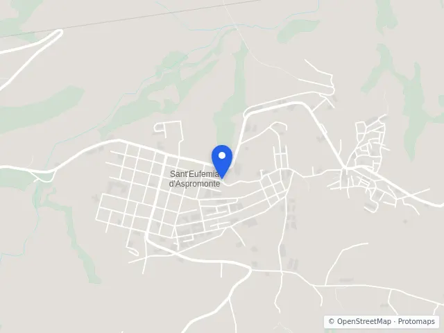 Mappa di Sant'Eufemia d'Aspromonte, Reggio di Calabria