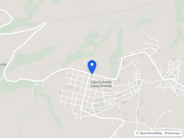 Mappa di Sant'Eufemia d'Aspromonte, Reggio di Calabria
