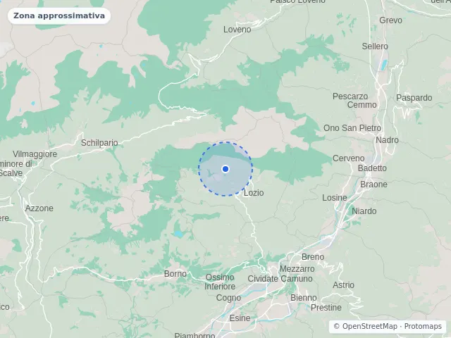 Mappa di Lozio, Brescia