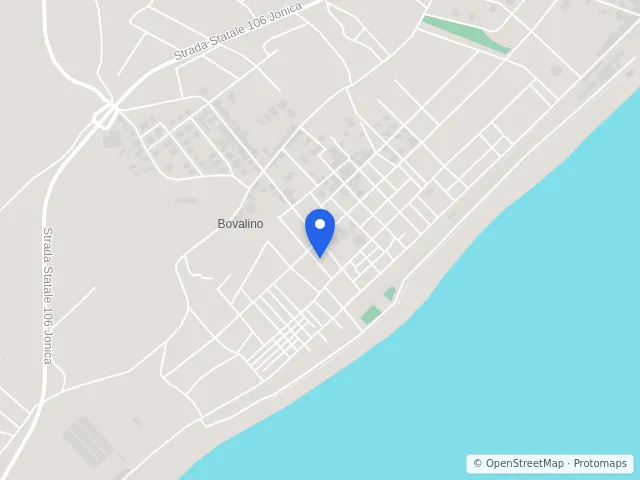 Mappa di Bovalino, Reggio di Calabria