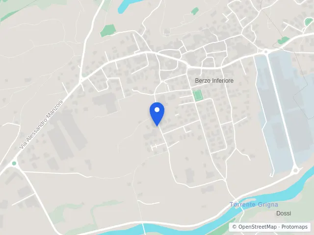 Mappa di Berzo Inferiore, Brescia