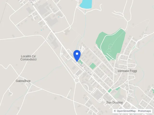Mappa di San Giustino, Perugia