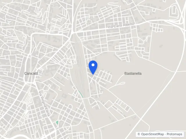 Mappa di Canicattì, Agrigento