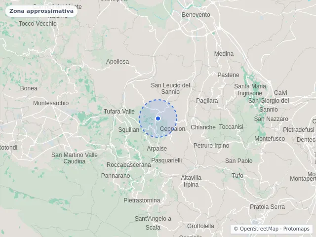 Mappa di Ceppaloni, Benevento