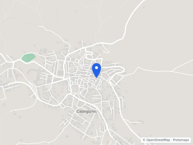 Mappa di Calangianus, Sassari
