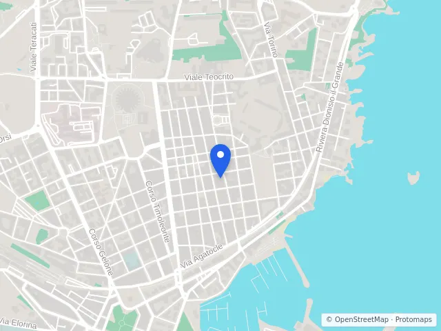 Mappa di Siracusa