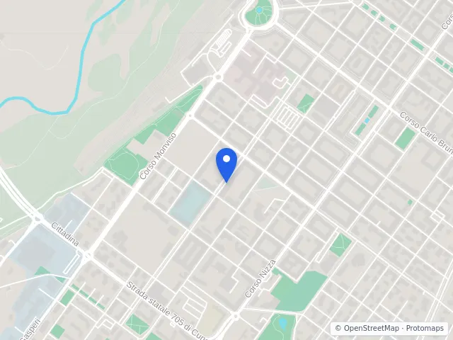 Mappa di Cuneo