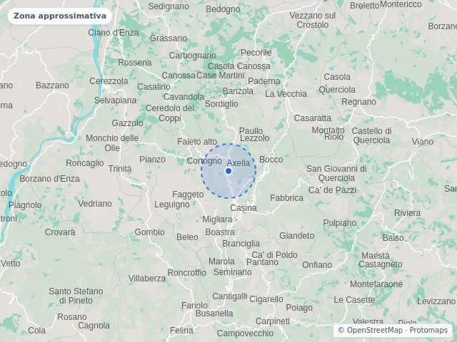 Mappa di Casina, Reggio Emilia