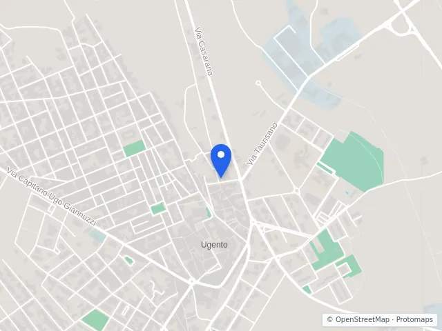 Mappa di Ugento, Lecce