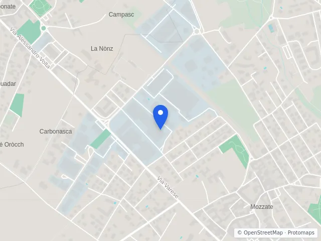 Mappa di Mozzate, Como