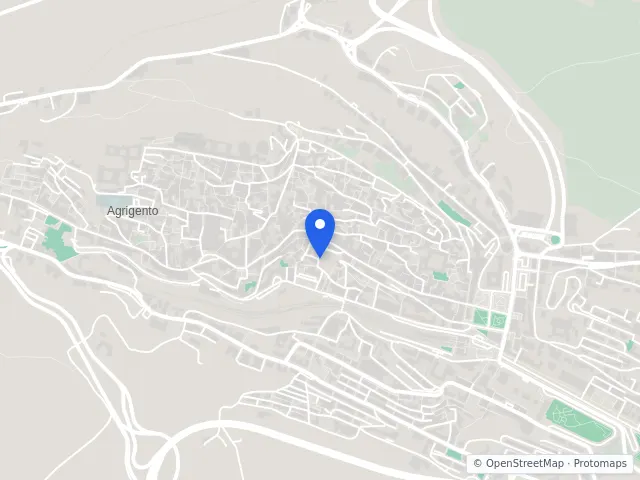 Mappa di Agrigento