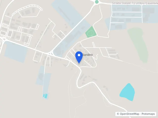 Mappa di Città della Pieve, Perugia