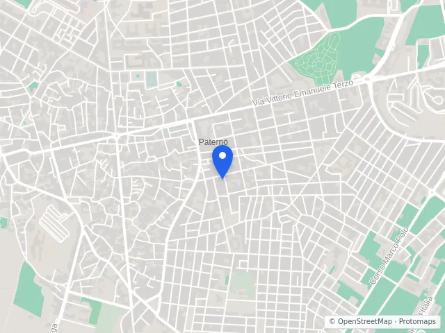 Mappa di Paternò, Catania