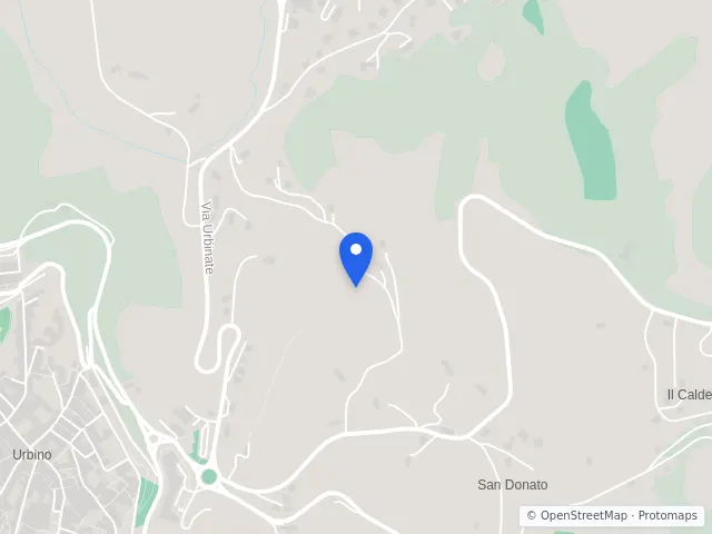 Mappa di Urbino, Pesaro e Urbino