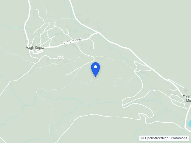 Mappa di Vagli Sotto, Lucca