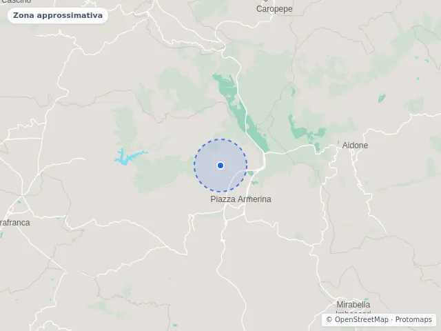 Mappa di Piazza Armerina, Enna