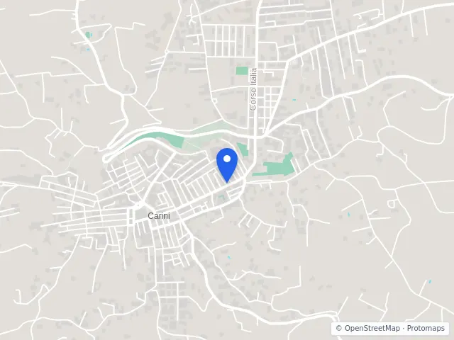 Mappa di Carini, Palermo