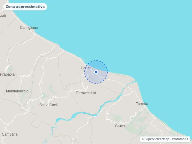 Mappa di Cariati, Cosenza