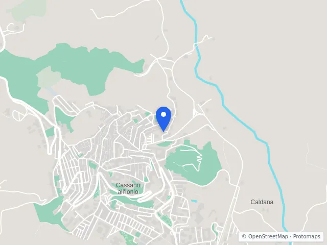 Mappa di Cassano all'Ionio, Cosenza