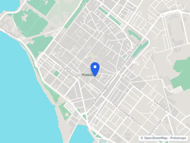 Mappa di Marsala, Trapani