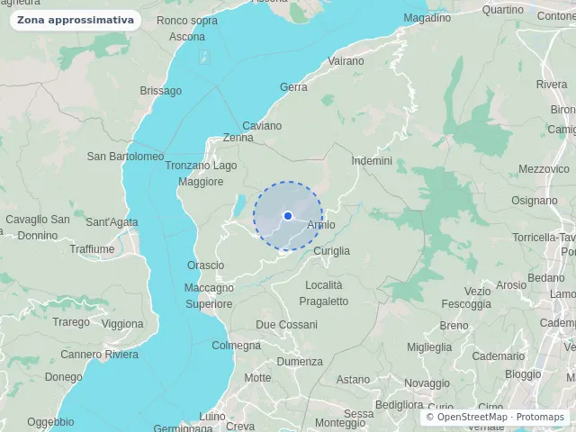 Mappa di Maccagno con Pino e Veddasca, Varese