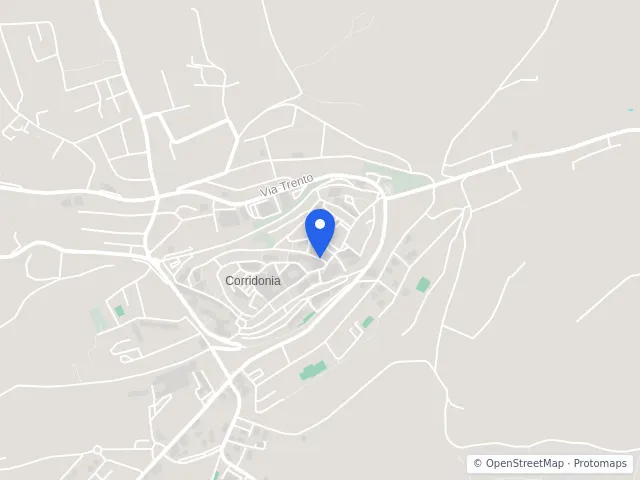 Mappa di Corridonia, Macerata
