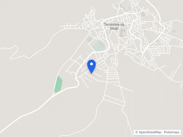 Mappa di Terranova da Sibari, Cosenza