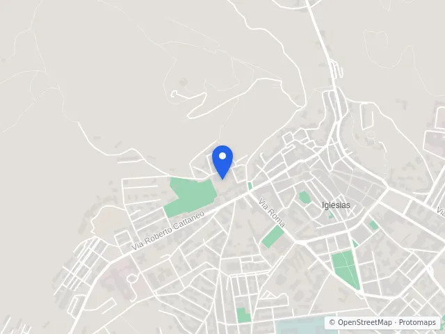 Mappa di Iglesias, Sud Sardegna