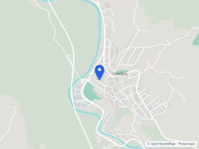 Mappa di Cantiano, Pesaro e Urbino