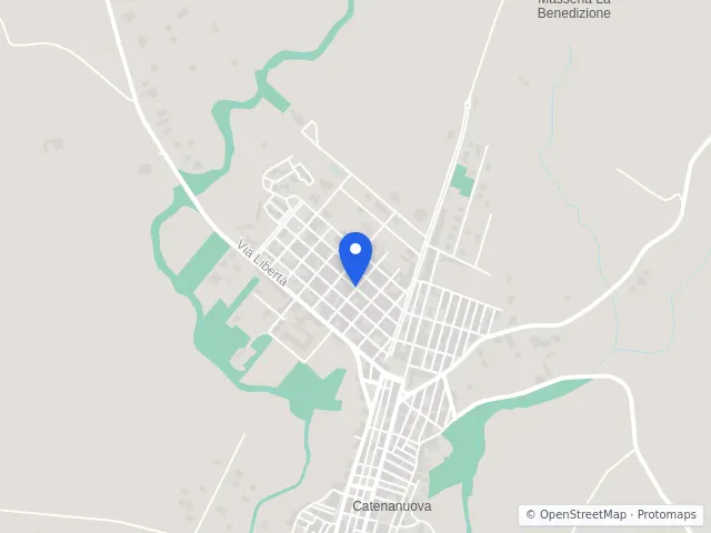 Mappa di Catenanuova, Enna