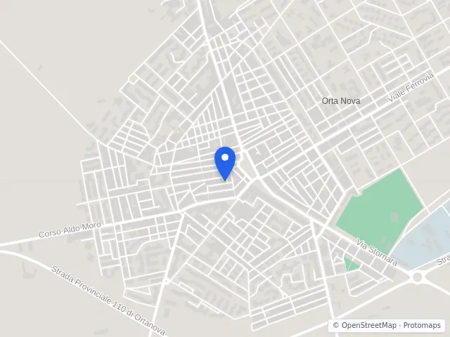 Mappa di Orta Nova, Foggia