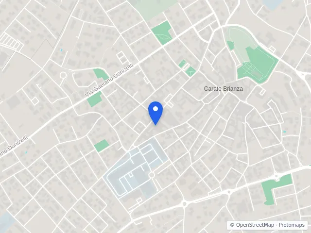Mappa di Carate Brianza, Monza e della Brianza