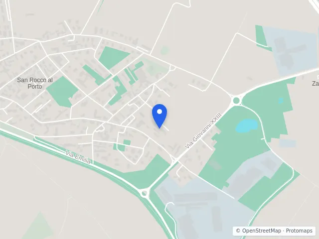 Mappa di San Rocco al Porto, Lodi