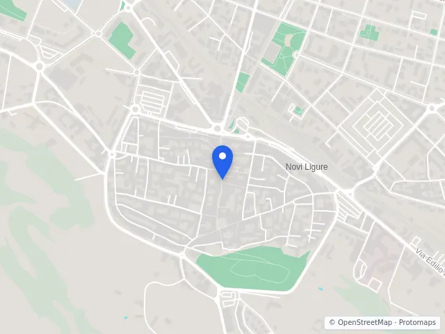 Mappa di Novi Ligure, Alessandria