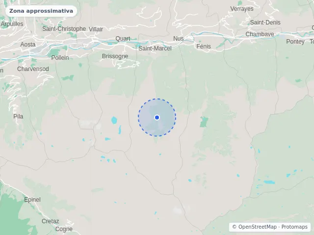 Mappa di Saint-Marcel, Aosta