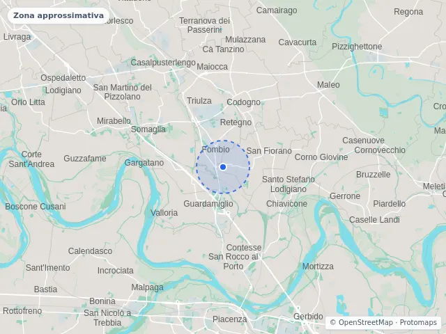 Mappa di Fombio, Lodi