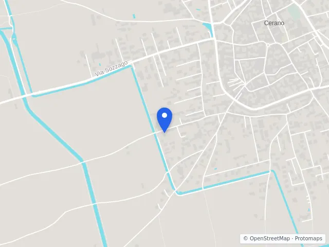 Mappa di Cerano, Novara