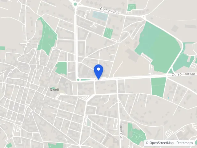 Mappa di Rivoli, Torino