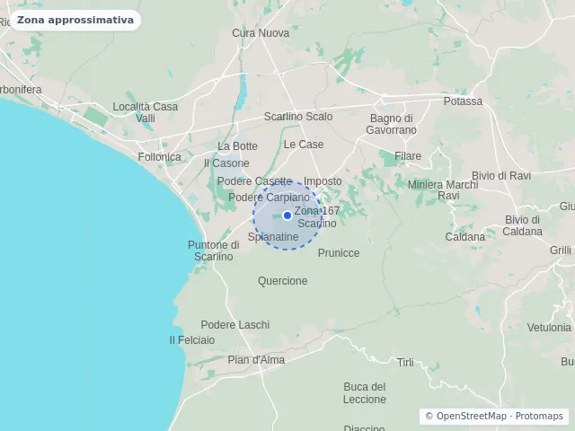 Mappa di Scarlino, Grosseto