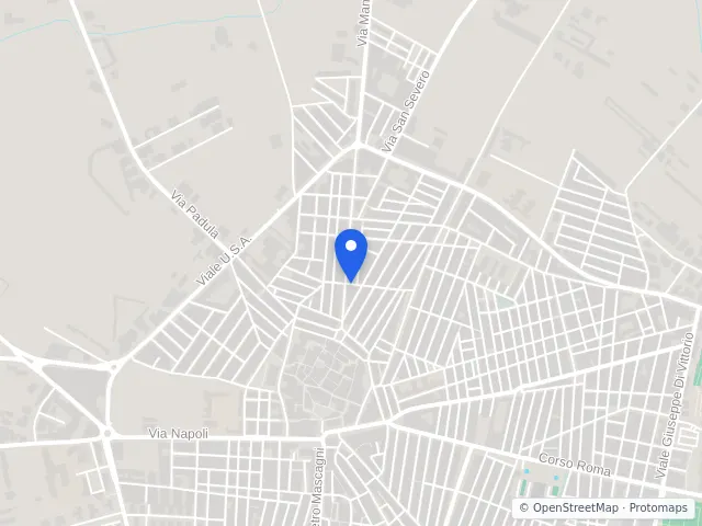 Mappa di Cerignola, Foggia